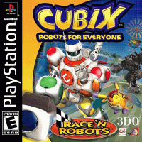 Cubix Robots for Everyone Race N Robots Playstation  box art